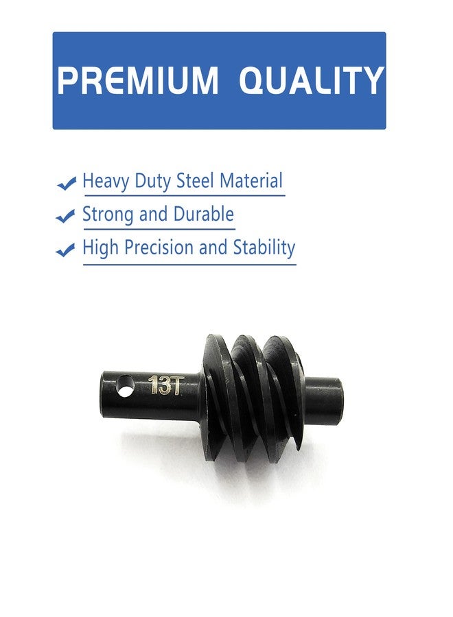 HOPLEX 13T Steel Axle Differentials Gear for Axial SCX24 AXI90081 AXI00001 AXI00002 AXI00005 AXI00006 1/24 RC Crawler Truck Car Upgrades - Image 2